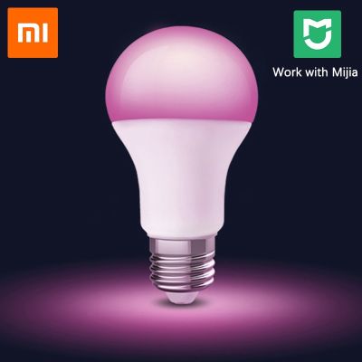 xiaomi mijia philips smart โคมไฟ led สี wifi rgb e27 1600 ล้านพิกเซลใช้แอพสมาร์ทไร้สาย Smart Light App Wireless Control Smart Home