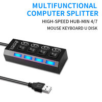 USB Splitter อินเทอร์เฟซมัลติฟังก์ชั่น Hub Hub แล็ปท็อป Multi-Purpose U Disk Socket Extension Splitter-Gamekj