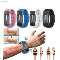 ♈ Practical Ultrasonic Body Shape Wristband Smart Magnetic Lymphatic Detox Bracelet Heart Rate Fitness Pedometer Wristbands