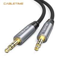 Cabletime Jack 3.5mm Aux Cable 3.5 Speaker Line Stereo Cable Jack for Car Headphone for iPhone 6 Samsung galaxy s8 Xiaomi N225 Cables