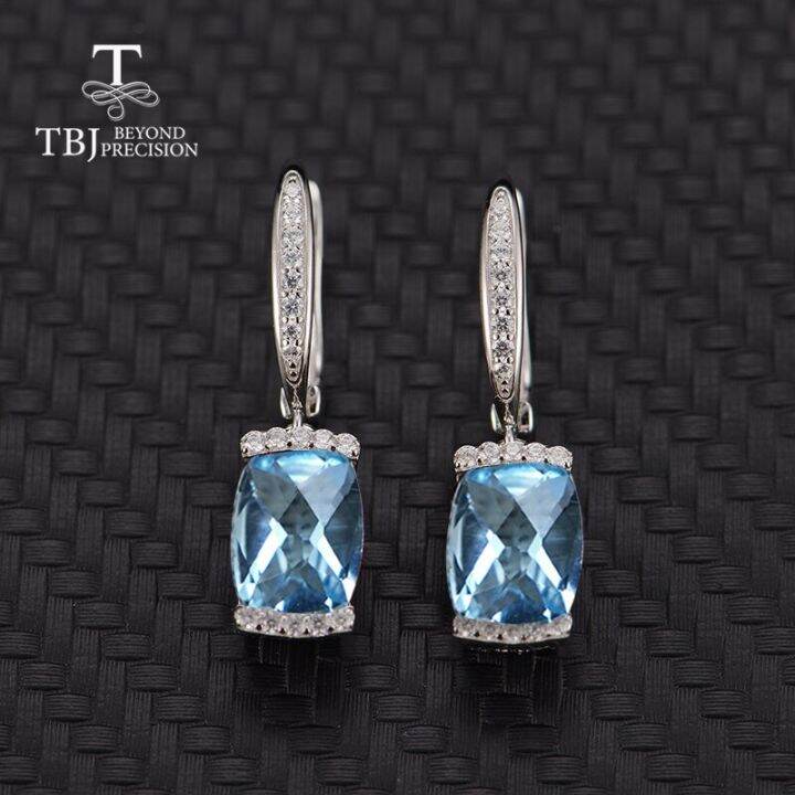 tbj-natural-sky-blue-topaz-4-8ct-real-gemstone-checkerboard-cut-clasp-earring-925-sterling-silver-fine-jewelry-for-women