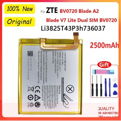 ใหม่ Original 2500MAh Li3825T43P3h736037โทรศัพท์มือถือสำหรับ ZTE BV0720/ใบมีด A2/ใบมีด V7 Lite Dual SIM สูงคุณภาพ Batteria