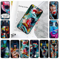 YU142 Monika Nowak Art Paintings Black อ่อนนุ่ม เคสโทรศัพท์ หรับ Samsung A01 A50S A31 M31 M21 A51 A10S A30S A11 A20 A50 A21S A21 M30 A71 A20S A70 M30S A30 A10 M51 ปก