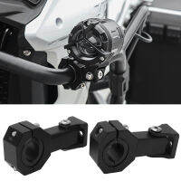 2 ชิ้น Spotlight ยึด M5 รูรับแสง 18 มิลลิเมตร ‑ 30 มิลลิเมตรปรับไฟหน้า Clamp สำหรับ Motocross Off Road ATV UTV