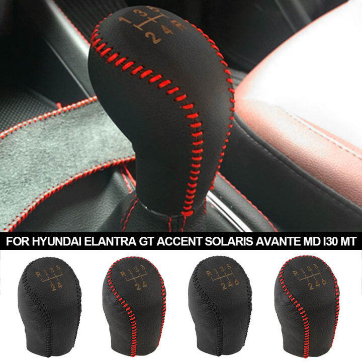 BETOP 5/6 Speed Car Leather Gear Collars Car Shift Knob Cover Case for