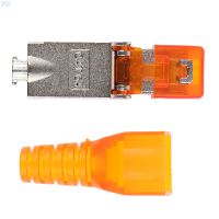 Deng Cat6A Rj45 Connector Ethernet Adapter TOOL-ฟรี CRIMPING ป้องกันคริสตัลหัว