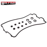 WOLFIGO For 1992-2001 Acura Integra GSR Honda Civic Valve Cover Gasket Spark Plug Tube Seal Grommets 12341-PR3-00012342-PT2-000