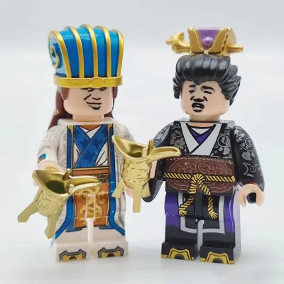 MOC ตลกใบหน้าของขวัญวันเกิดการศึกษาของเล่นสำหรับเด็ก DIY อาคารบล็อก Minifigures อิฐภาพยนตร์