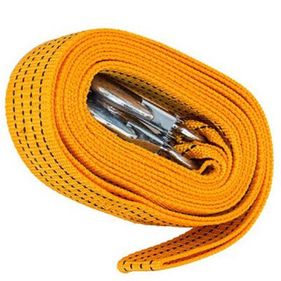 Car accessories 3 Ton 3 Meters Car trailer rope / trailer belt / traction rope Car Winch + Hooks
