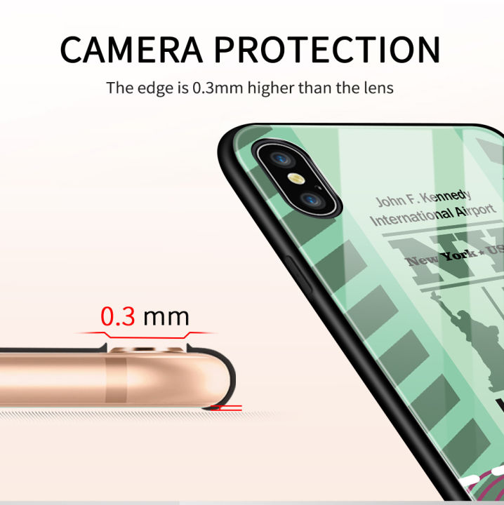 serpens-oppo-reno10-pro-5g-สร้างสรรค์ตั๋วเครื่องบินระหว่างประเทศเคสโทรศัพท์ตั๋วเครื่องบินไปกระจกเทมเปอร์กันกระแทกเคสคลุมทั้งหมด