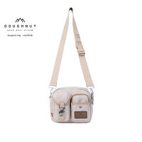 DOUGHNUT BAG : Binocular Happy Camper Series : IVORY (กระเป๋าโดนัท สะพายข้าง น้ำหนักเบา สามารถกันน้ำได้) กระเป๋าสะพายข้าง (รหัสสินค้า 09668)