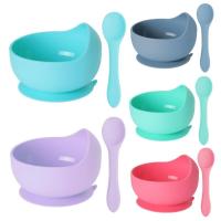 Silicone Baby Bowls Snail Baby Silicone Bowl Durable for Babies &amp; Toddlers Extra Strong Suction Dishwasher Microwave &amp; Freezer Safe original