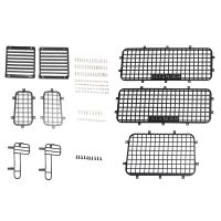 Metal Window Mesh Protective Net Light Cover Decoration for Traxxas TRX4 Defender 1/10 RC Crawler Car Upgrade Parts