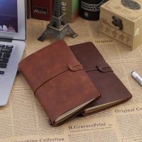 Vintage Hardcover Notebook Spiral Faux Leather Dairy Note Book School Office Supply For Students Business Notebooks Making Notes Note Books Pads