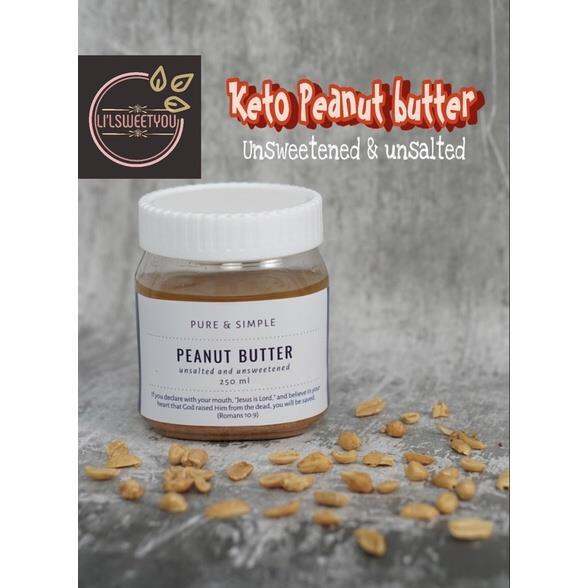 KETO PEANUT BUTTER unsweetened and unsalted Lazada PH