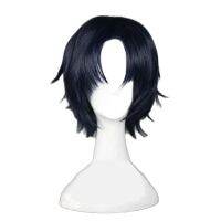 Anime Seraph Of The End Cosplay Guren Ichinose Wig Short Straight Black Heat Resistant Synthetic Hair Wig