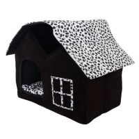 Dog house Warm Foldable puppy Bed Cotton Thicken Dog Bed with Cushion soft comfortable Pet Bed