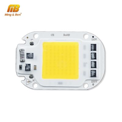 LED COB Lamp Chip 20W 30W 50W AC 110V 220V Smart IC LED Beads For DIY LED Grow Floodlight Bul.b Day White Cold White Warm White