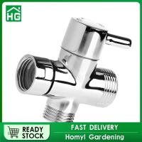 Homyl T-Adapter 3ช่องวาล์วสำหรับอาบน้ำ Diverter ห้องน้ำโถสุขภัณฑ์พ่นหัวฝักบัว