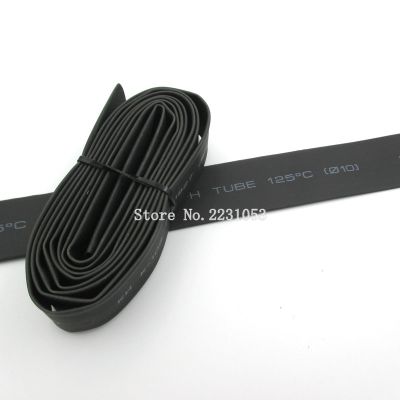 1 Meter 10mm Heat Shrink Heatshrink Heat Shrinkable Tubing Tube Sleeving Wrap Wire Black Color Cable Management