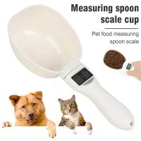 Electronic Measure Spoon For Dog Cat Feeding Bowl Measuring Spoon Kitchen Scale Digital Display With Led Pet Supplies P9S6