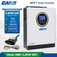 3.2KW 230VAC Off Grid Inversor Pure Sine Wave เครื่องชาร์จพลังงานแสงอาทิตย์ในตัว MPPT 80A 24V เครื่องชาร์จแบตเตอรี่5060Hz อินเวอร์เตอร์ไฮบริด