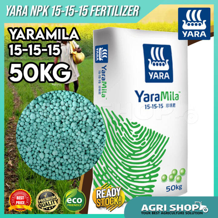 Agrishop YaraMila 15-15-15 (50KG) Baja YaraMila Compound Fertilizer ...