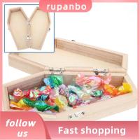 RUPANBO039392692 ฝาปิดแบบบานพับ กล่องไม้โลงศพ กอธ หกเหลี่ยมแบบหกเหลี่ยม กล่องเก็บลูกอม งานศพของ ดีไอวาย กล่องของขวัญวันฮาโลวีน ปาร์ตี้งานปาร์ตี้