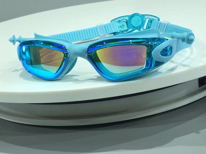แว่นตาว่ายน้ำแว่นตาซิลิโคนนิ่มกันน้ำสำหรับผู้ชายและผู้หญิงแว่นกัน-uv-กันฝ้าสำหรับว่ายน้ำแบบมืออาชีพ