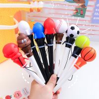 0.5mm Black Ink Creative Fuuny Ballpoint Pen Bounce Pens Fun Rocket Decompression Pens Kid Gifts Stationery School Office Supply Pens