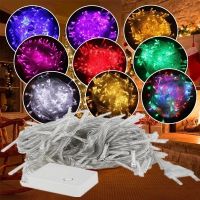 {Best-selling party decoration}【 Hot 】 String Garland ต้นคริสต์มาส Fairy Light Luce 10M 5M 100Led 40Led กันน้ำสวนกลางแจ้งตกแต่งวันหยุด