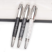 MB Quality White Black Marble Fountain Rollerball Pen Special Sesign Stationery Office School Supplies Luxuey Writing Smooth