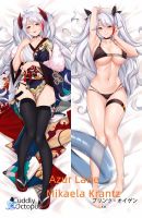 Dakimakura อะนิเมะปลอกหมอน Azur Lane Mikaela Krantz พิมพ์สองด้านขนาดชีวิตปลอกหมอนของขวัญสามารถปรับแต่งได้