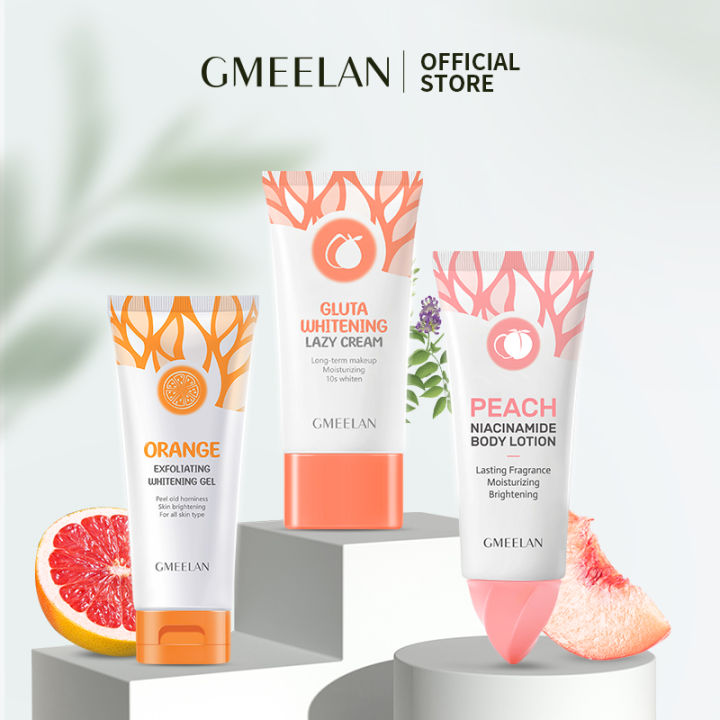 GMEELAN Orange gel \u0026 Lazy Cream 3pcs set - ジェル/ゲル