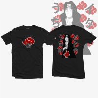 ฤดูร้อน เสื้ออนิเมะ Naruto Akatsuki Itachi เสื้อยืดแฟชั่นคอตตอนพิมพ์ลาย สาวกนารูโตะต้องไม่พลาด chic