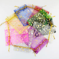 100pcs organza drawstring bags organza ถุงของขวัญเครื่องประดับถุง Drawstring