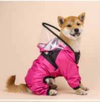 Dog Raincoat Waterproof Jumpsuit Rain Jacket Dogs Fashion Outdoor Breathable Patterns Coat for Rainy Day