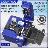 COMPTYCO High Precision AUA-X5 Fiber Cleaver FTTH Cold Hot Melt Connection Optical Fiber Cable Cutting Knife 16 Face Blade