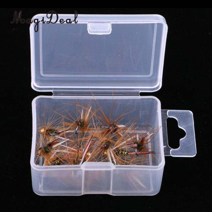 12pcs-prince-nymph-fly-fishing-flies-bumble-bee-เหยื่อตกปลาเหยื่อแมลงประดิษฐ์2-2ซม-0-9นิ้ว