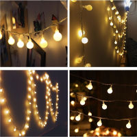 Ball Led String Light 100LED 10M 220V EUUS Lamp Led String Bulb Waterproof Outdoor Decoration Christmas Fairy Light Chains