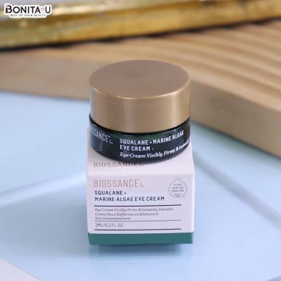 BONITA U ❤️ Biossance Squalane + Marine Algae Eye Cream 3 ml.  ครีมบำรุงรอบดวงตา