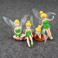 4ชิ้นล็อต Tinkerbell รูปของเล่นเจ้าหญิงทิงเกอร์เบลล์บินนางฟ้า Rosetta Iridessa มินิรุ่นตุ๊กตาสำหรับสาวๆ