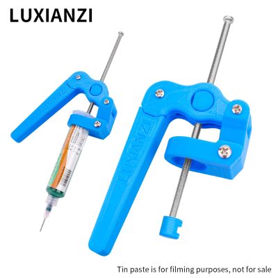 hk☫✶๑  LUXIANZ Flux Solder Paste Extruder Needle Syringe Booster Repair UV Glue Push Rod