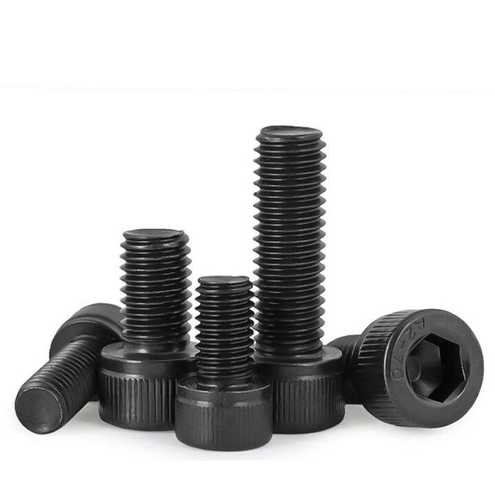 2-50pcs-m1-6-m2-m2-5-m3-m4-m5-m6-m8-m10-m12-black-galvanized-304-stainless-steel-hexagon-hex-socket-head-cap-bolt-screw-din912-nails-screws-fasteners