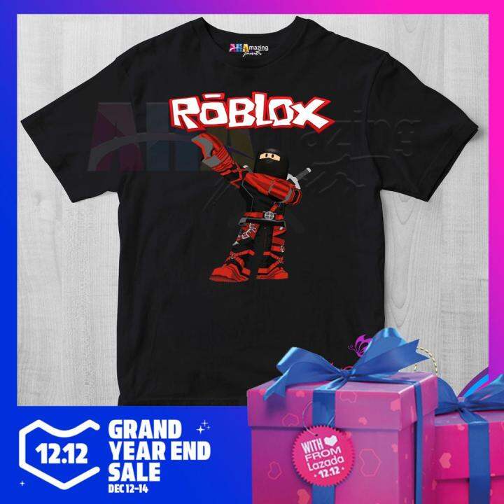 Kids Boys Girls Roblox Print Short Sleeve Crew Neck T-shirt Casual