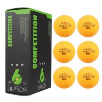 6pcs/pack Table Tennis Balls Professional Advanced Amateur ABS Material Seamless Plastic Pingpong Balls For Competition Training