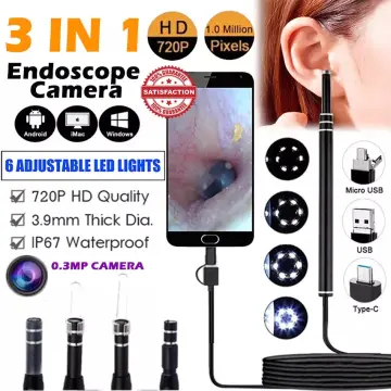 Medical In Ear Cleaning Endoscope Spoon Mini Camera Ear Picker Ear