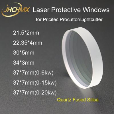 JHCHMX กระจกป้องกันด้วยเลเซอร์/เลนส์21.5*2 30*5 37*7เลนส์ออปติกสำหรับ Prectec Procuttor Lightcutter Solidcutter หัวเลเซอร์