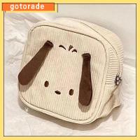 GOTORADE ผ้าลูกฟูก กระเป๋าดินสอ pochacco นักเรียนก็อก โรงเรียนในโรงเรียน กระเป๋าใส่เครื่องเขียน มัลติฟังก์ชั่นการใช้งาน จุได้มาก ที่จัดเก็บเครื่องสำอาง เครื่องใช้ในสำนักงาน