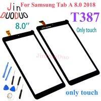 หน้าจอสัมผัส8.0 "เหมาะสำหรับ Samsung Galaxy Tab A 8.0 2018 T387ประกอบดิจิไทเซอร์หน้าจอสัมผัสเหมาะสำหรับซัมซุง T387 SM-T387อะไหล่ทดแทน